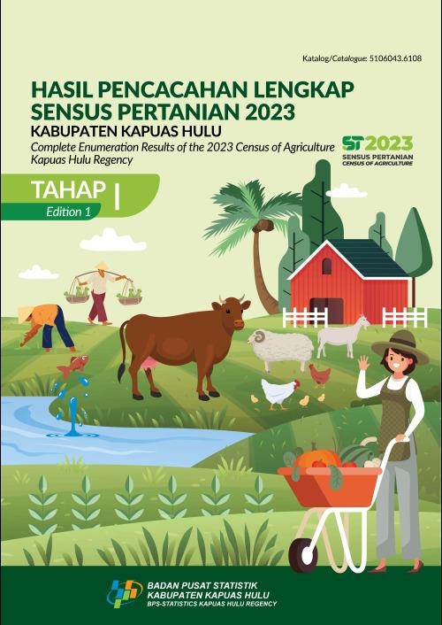 Hasil Pencacahan Lengkap Sensus Pertanian 2023 - Tahap I Kabupaten Kapuas Hulu